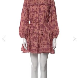 Cleobella Pink Floral Mini Dress